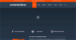 Desktop Screenshot of lombardsstereo.com
